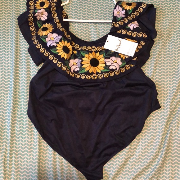 Embroided Bodysuit - Picture 1 of 1